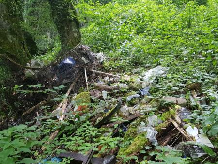 Sanacija črnega odlagališča – Banova jama 048